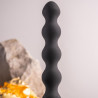 ROCKS-OFF - PETITE SENSATIONS PEARLS ANAL PLUG WIBRATOR CZARNY