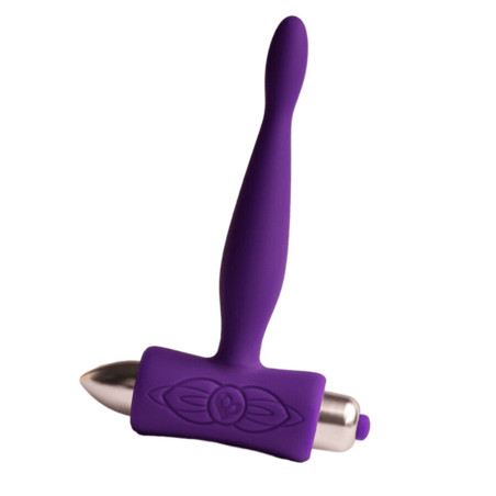 ROCKS-OFF - PETITE SENSATIONS TEAZER ANAL PLUG WIBRATOR FIOLETOWY