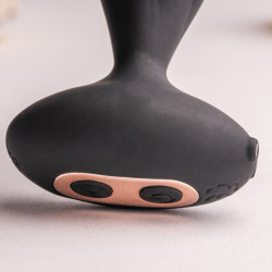ROCKS- OFF - PETITE SENSATIONS DESIRE ANAL PLUG WITH BLACK REMOTE CONTROL