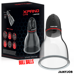 JAMYJOB - XPAND LITE AUTOMATYCZNA POMPA DO JĄDER 3 POZIOMY STYMULUJĄCYCH FAL SZARY