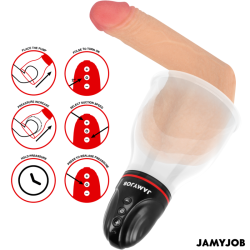 JAMYJOB - XPAND LITE AUTOMATYCZNA POMPA DO JĄDER 3 POZIOMY STYMULUJĄCYCH FAL SZARY