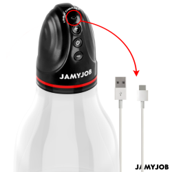 JAMYJOB - XPAND LITE AUTOMATYCZNA POMPA DO JĄDER 3 POZIOMY STYMULUJĄCYCH FAL SZARY