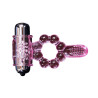 BAILE - ANILLO SILICONA 10 RITMOS LENGUA CON VIBRACIÓN ROSA