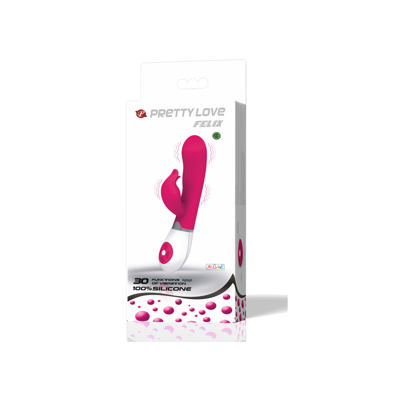 PRETTY LOVE - VIBRADOR COM ESTIMULADOR FELIX