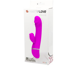PRETTY LOVE - WIBRATOR DO FLIRTOWANIA Z KROLIKIEM DAVIDEM