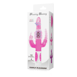 BAILE - PRETTY BUNNY POTROJNY ROTATOR WIBRATOROWY