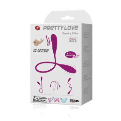PRETTY LOVE - WIBRATOR SMART SNAKY VIBE 7 V + 3 LASKOTANIE