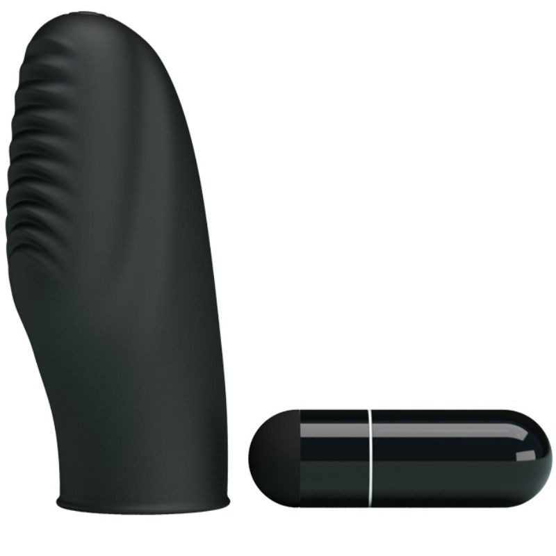 PRETTY LOVE - FLIRTATION STANFORD BLACK VIBRATION THIMBLE PRETTY LOVE - FLIRTATION STANFORD BLACK VIBRATION THIMBLE