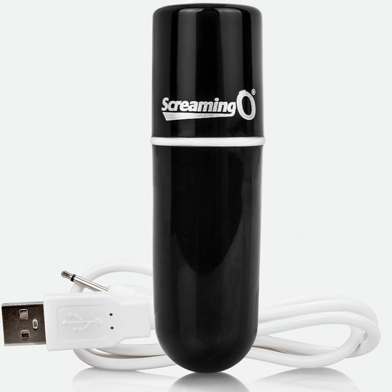 SCREAMING O - PROIETTILE VIBRANTE RICARICABILE VOOOM BLACK SCREAMING O - PROIETTILE VIBRANTE RICARICABILE VOOOM BLACK