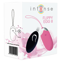 INTENSE - FLIPPY II JAJECZKO WIBRUJACE Z PILOTEM ROZOWYM