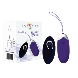 INTENSE - FLIPPY II JAJECZKO WIBRUJACE Z PILOTEM FIOLETOWE