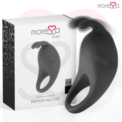 MORESSA - BRAD PREMIUM SILIKONOWY DOLADOWANY CZARNY