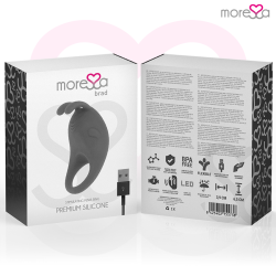 MORESSA - BRAD PREMIUM SILIKONOWY DOLADOWANY CZARNY