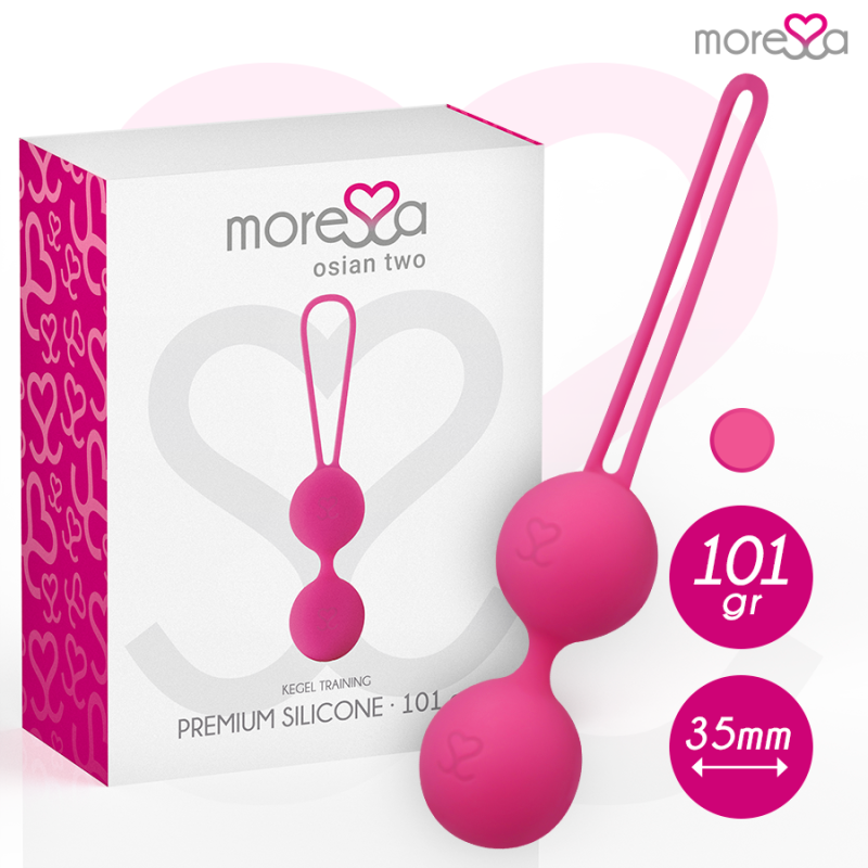 MORESSA - OSIAN DOIS SILICONE PREMIUM ROSA
