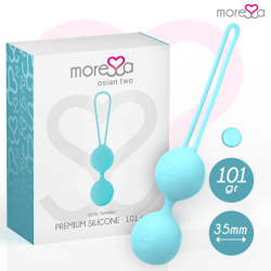 MORESSA - OSIAN DWA PREMIUM TURKUSOWY SILIKON