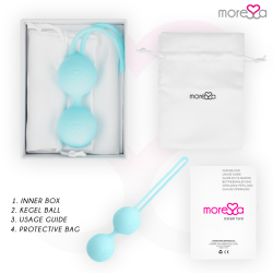 MORESSA - OSIAN DWA PREMIUM TURKUSOWY SILIKON