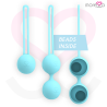 MORESSA - OSIAN SET Osian One; 51 Gr / Osian Two; 101 Gr / Osian Three 85 gr PREMIUM SILICONA TURQUESA