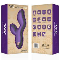 WOMANVIBE - WIBRATOR SILIKONOWY DONNA LADOWANY