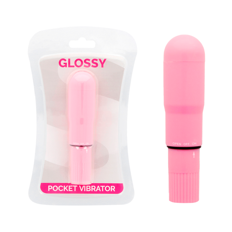 GLOSSY - POCKET VIBRATOR PINK GLOSSY - POCKET VIBRATOR PINK