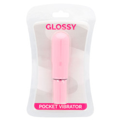 GLOSSY - WIBRATOR KIESZENIOWY ROZOWY