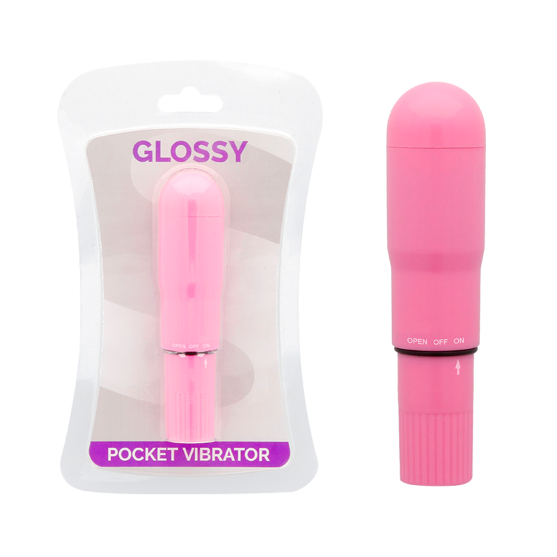 GLOSSY - POCKET VIBRATOR DEEP ROSE GLOSSY - POCKET VIBRATOR DEEP ROSE