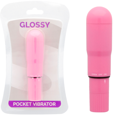 GLOSSY - WIBRATOR KIESZENIOWY DEEP ROSE