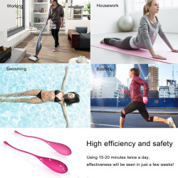 LESLIE - ZESTAW DO TRENINGU MIESNI MIESNI KEGEL FIT 6 OBciAZnikOw
