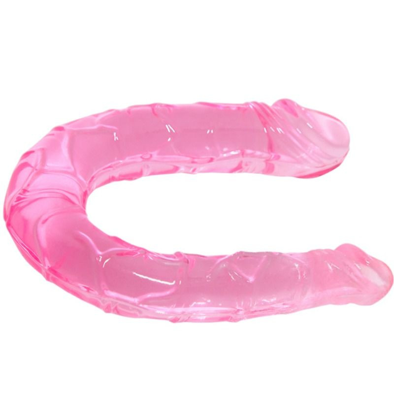 BAILE - PODWOJNY DONG PODWOJNY ROZOWY DILDO