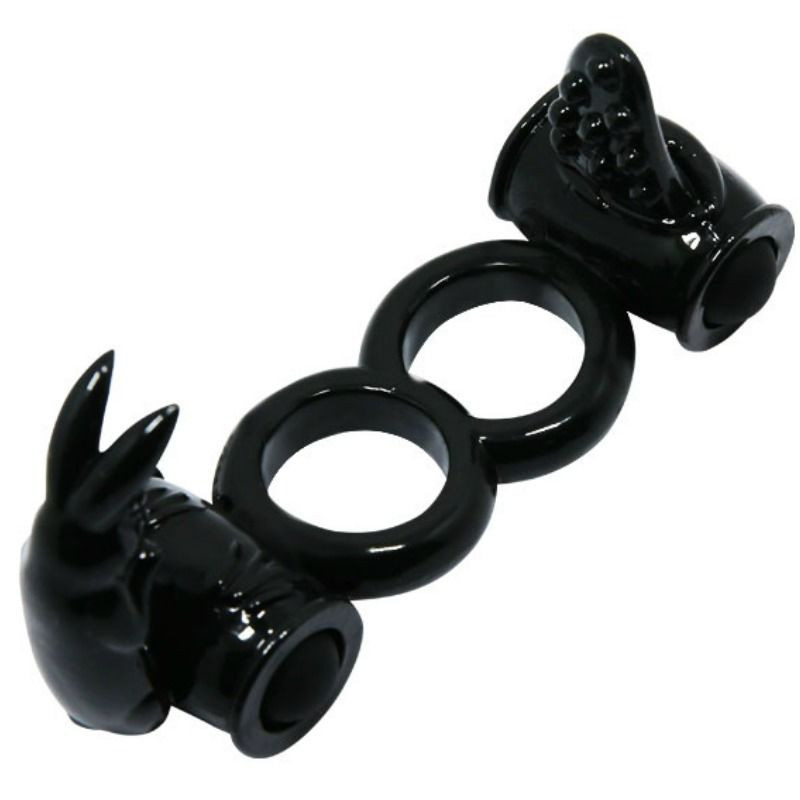 BAILE - SWEET RING ANILLO DOBLE CON RABBIT DOBLE BAILE - SWEET RING ANILLO DOBLE CON RABBIT DOBLE