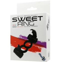 BAILE - SWEET RING PODWOJNY PIERSCIEN Z PODWOJNYM KROLIKIEM