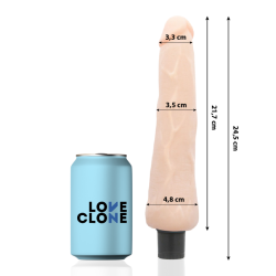 LOVECLONE - WIBRATOR SAMOSMAROWANIA RAGNAR 24.5 CM -O- 3.5 CM