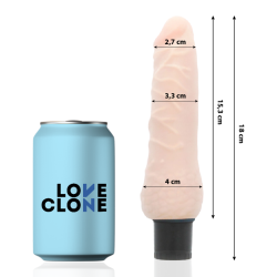 LOVECLONE - WIBRATOR SAMOSMAROWACY SVEN 18.5 CM -O- 3.3 CM
