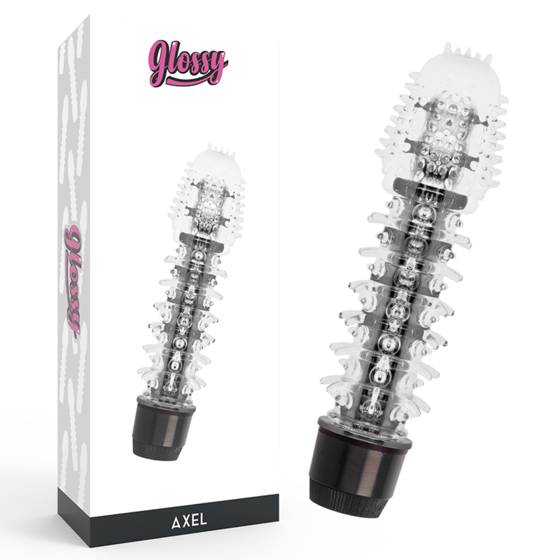 GLOSSY - VIBRATORE AXEL NERO GLOSSY - VIBRATORE AXEL NERO