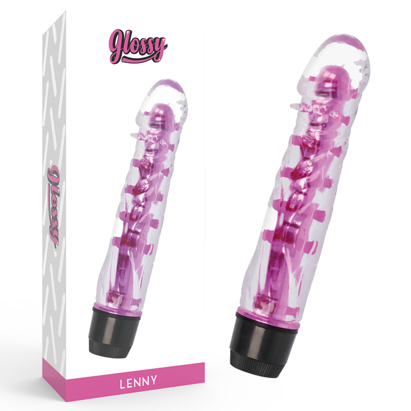 GLOSSY - LENNY VIBRATOR PINK GLOSSY - LENNY VIBRATOR PINK