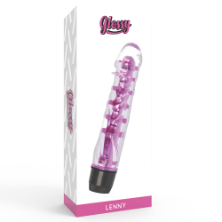 GLOSSY - WIBRATOR LENNY ROZOWY