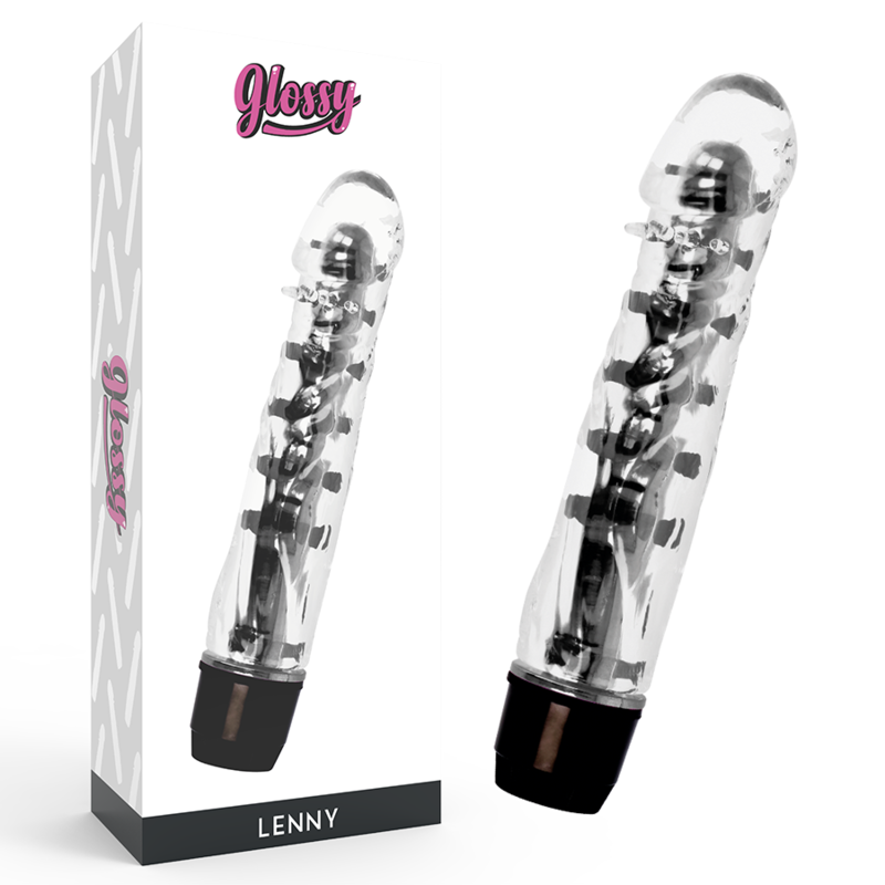 GLOSSY - VIBRATEUR LENNY NOIR GLOSSY - VIBRATEUR LENNY NOIR