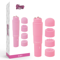 GLOSSY - KURT POCKET MASAZER ROZOWY