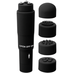 GLOSSY - KURT POCKET MASAZER CZARNY