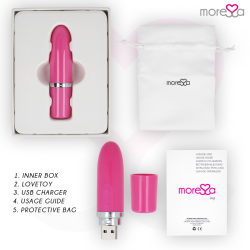MORESSA - WIBRATOR STYMULATOR PODROZY Ivy ROZOWY