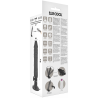 BASECOCK - REALISTIC VIBRATOR REMOTE CONTROL BLACK 20 CM -O- 4 CM