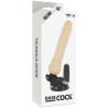BASECOCK - REALISTYCZNY WIBRATOR PILOT ZDALNEGO STEROWANIA 19.5 CM -O- 4 CM