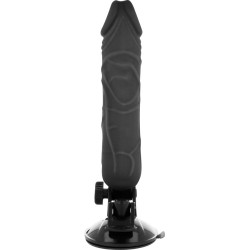BASECOCK - REALISTYCZNY PILOT WIBRATOROWY PILOT CZARNY 20 CM -O- 4 CM