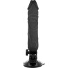 BASECOCK - VIBRATORE REALISTICO TELECOMANDO NERO 20 CM -O- 4 CM