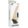 BASECOCK - REALISTYCZNY NATURALNY WIBRATOR ZDALNIE STEROWANY Z JADRAMI 20 CM -O- 4 CM