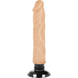 BASECOCK - REALISTYCZNY WIBRATOR 2-1 FLESH 20 CM -O- 4 CM