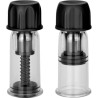 CALEXOTICS - COLT SUCTION CUPS WITH STIMULATING WAVES FOR THE NIPPLE, BLACK