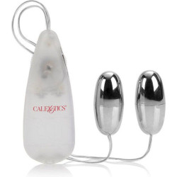 CALEXOTICS - WIBRACYJNE POCISKI SREBRNY DUO