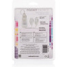 CALEXOTICS - WIBRACYJNE POCISKI SREBRNY DUO