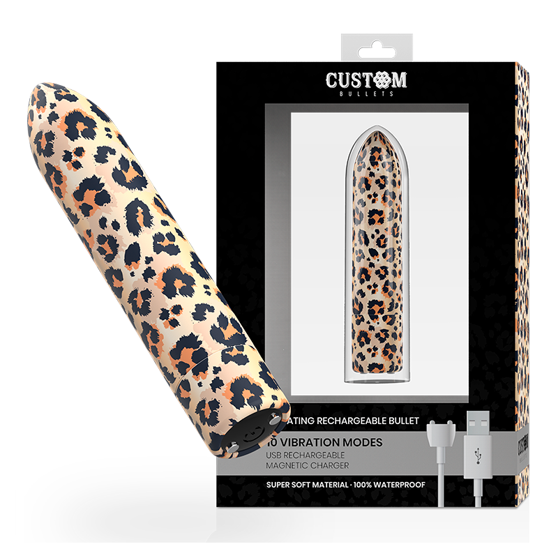 CUSTOM BULLETS - RECHARGEABLE LEOPARD 10 INTENSITIES