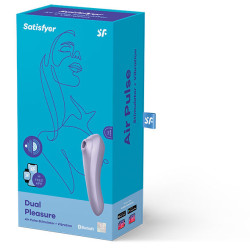 SATISFYER - WIBRATOR PULSE DUAL PLEASURE AIR PULSE ROZOWY